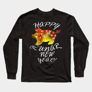 Chinese Lunar New Year of the Pig 2019 Apparel & Home Gifts Long Sleeve T-Shirt